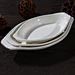 Melamine Boat Shaped Serving Plate